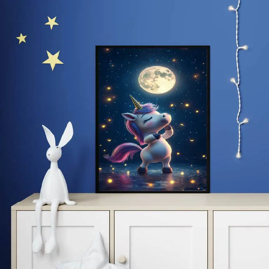 Poster au clair de la licorne