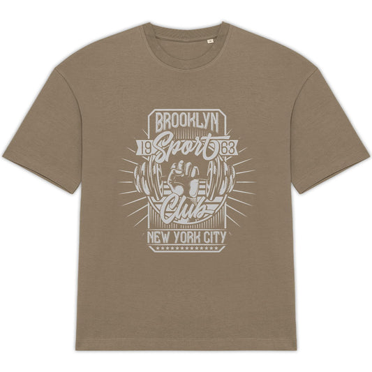 T-shirt homme oversize Brooklyn club NYC - face_0