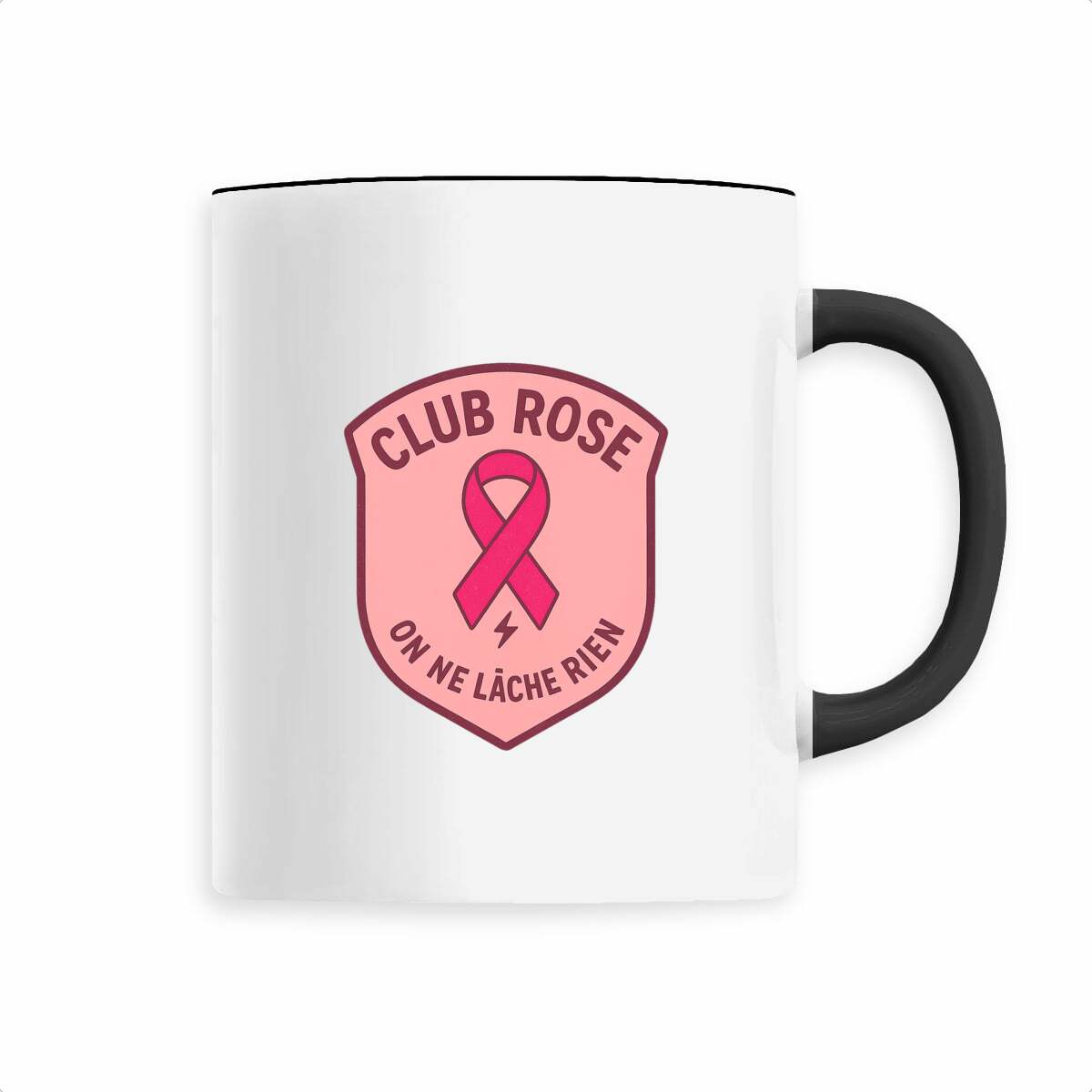 Mug céramique Club rose - face_1
