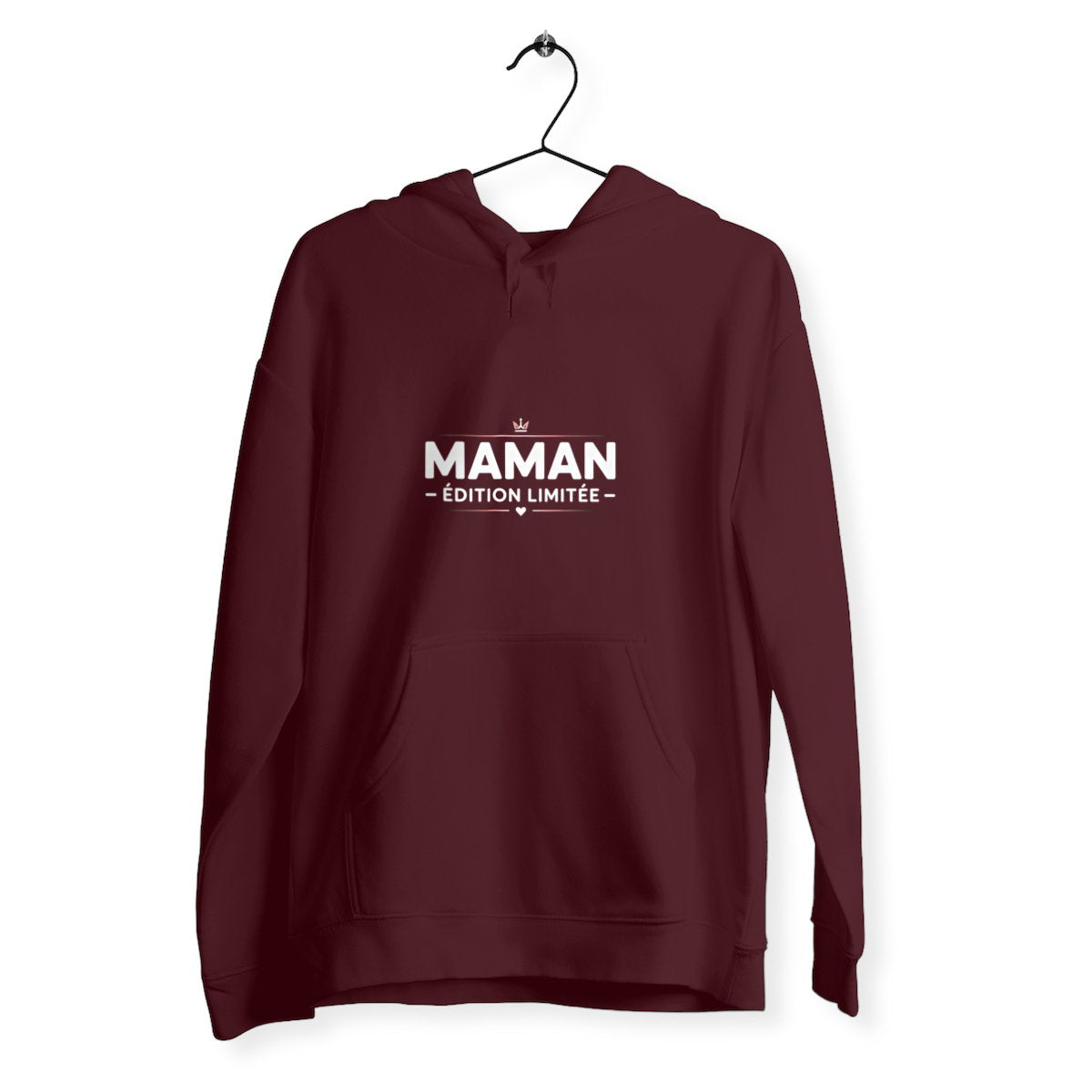 Sweat femme Maman édition limitée - face_bordeaux