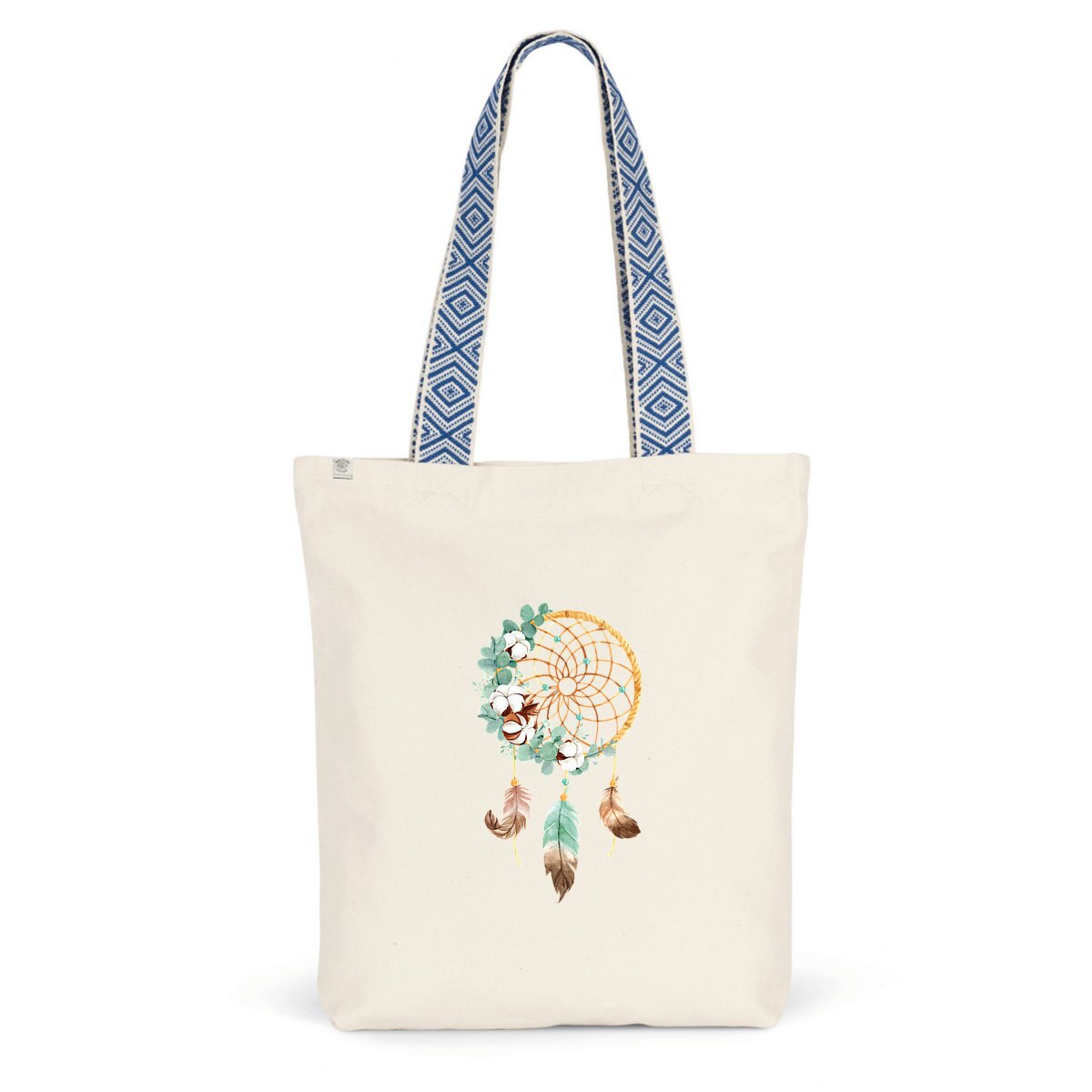 Sac coton ethnique attrape rêve