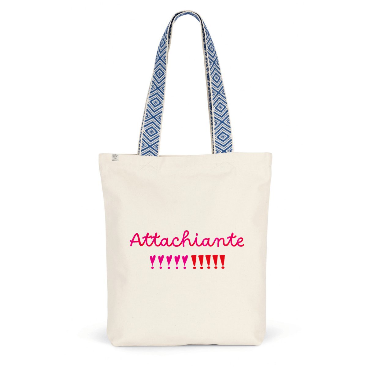 Sac coton ethnique attachiante