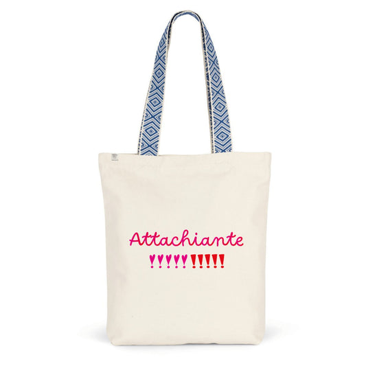 Sac coton ethnique attachiante