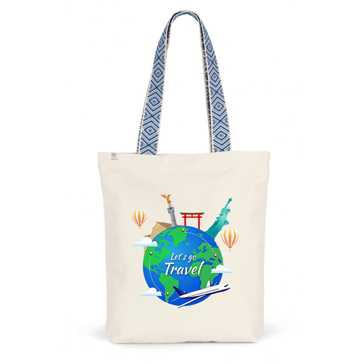 Sac coton ethnique let's go travel