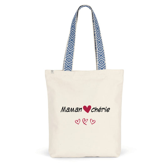 Sac coton ethnique maman chérie