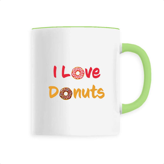 Mug céramique I love donuts