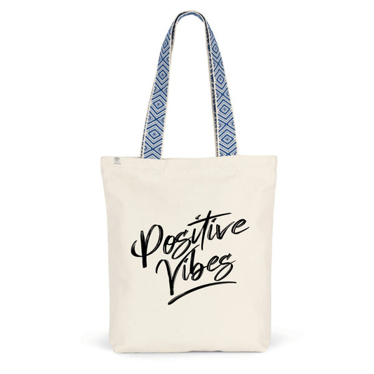 Sac coton ethnique positive vibes