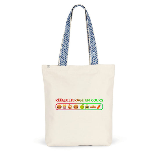 Sac coton ethnique rééquilibrage en cours