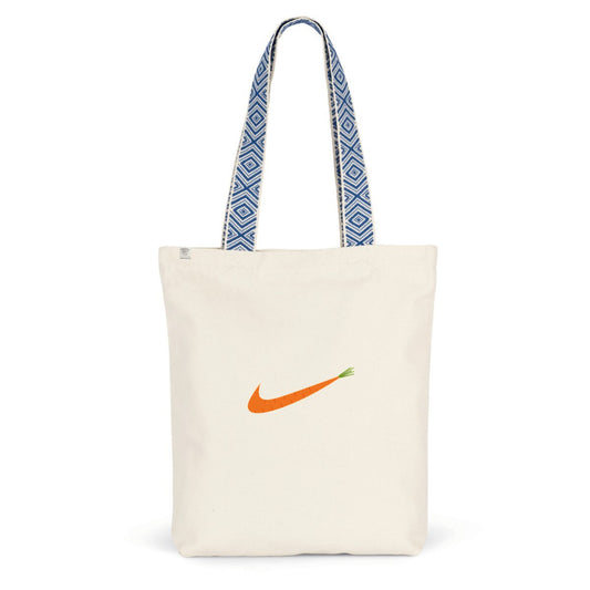 Sac coton éthnique logo carotte