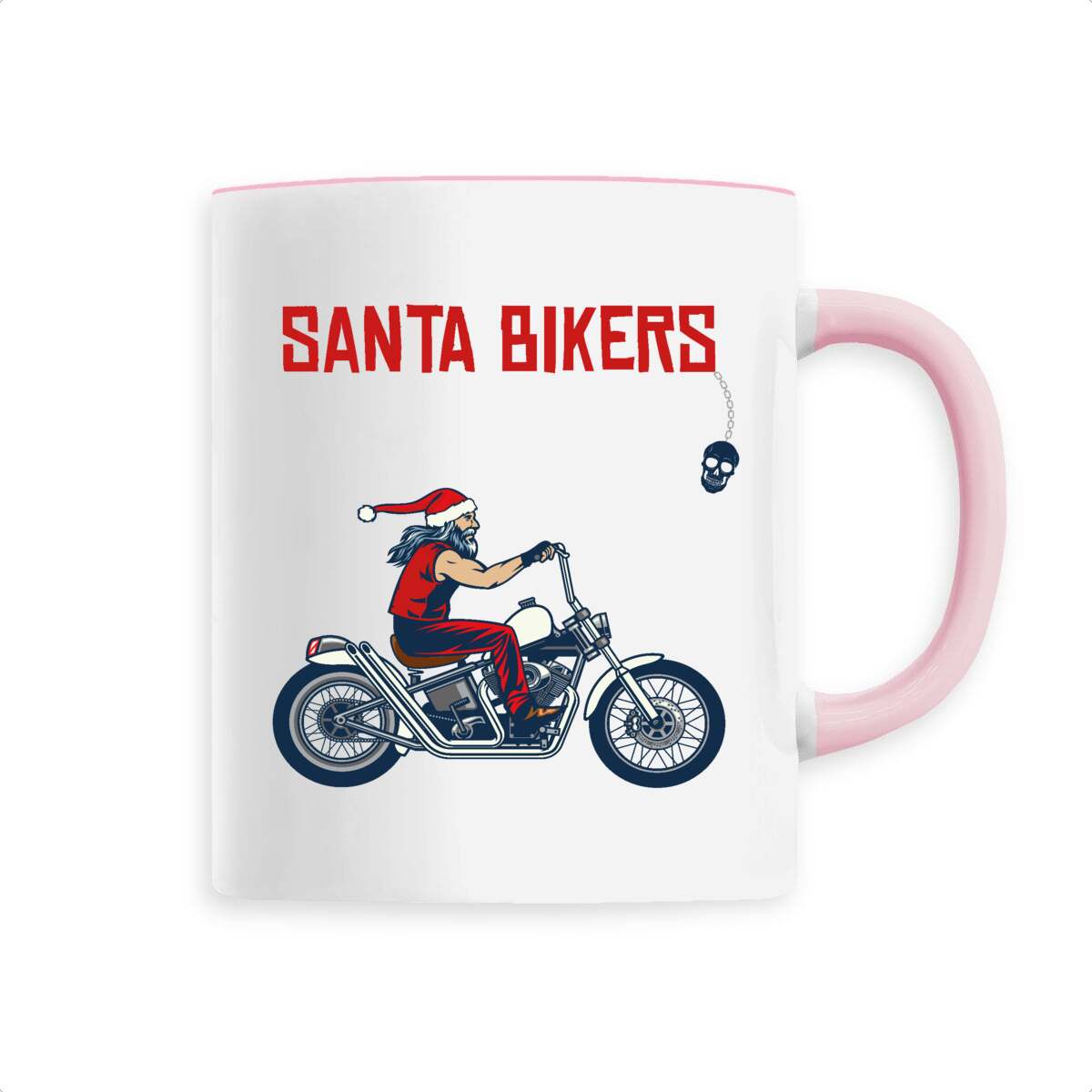 Mug céramique santa bikers