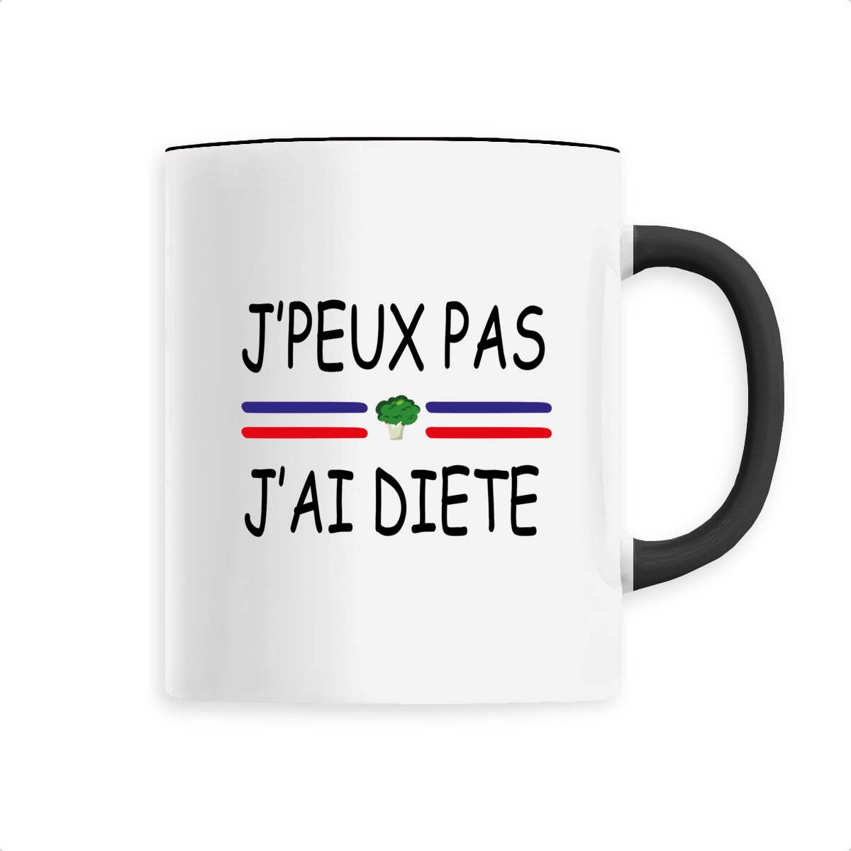 Mug céramique j'peux pas j'ai diète