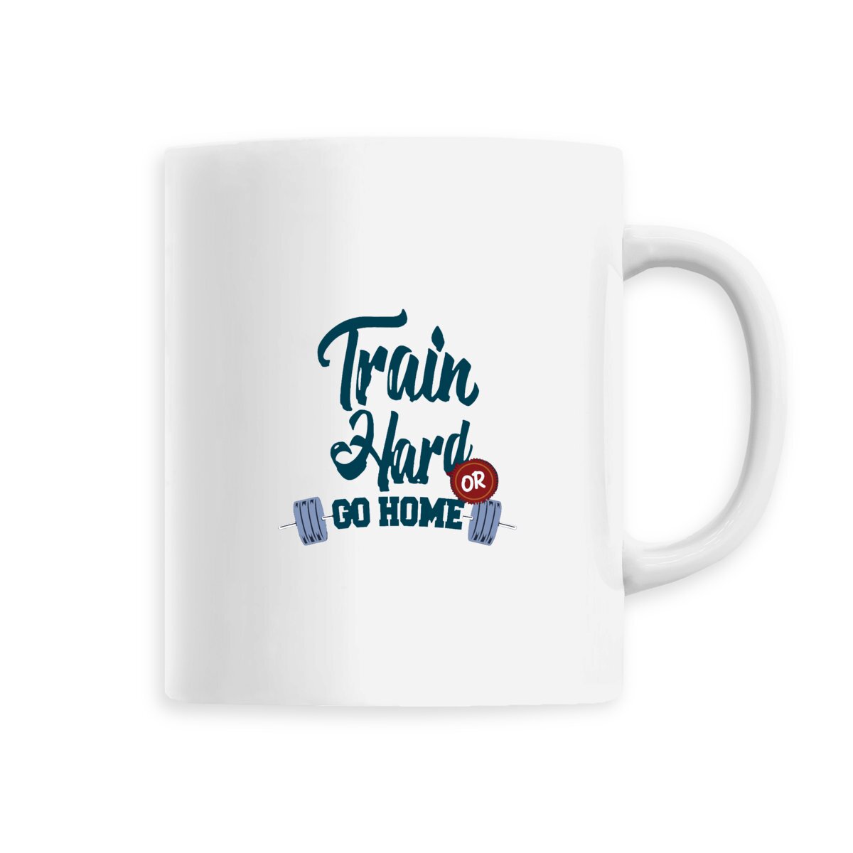 Mug céramique train hard or go home