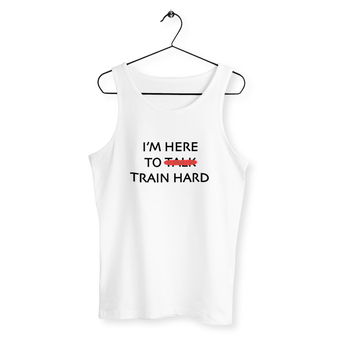Débardeur homme i m here to train hard