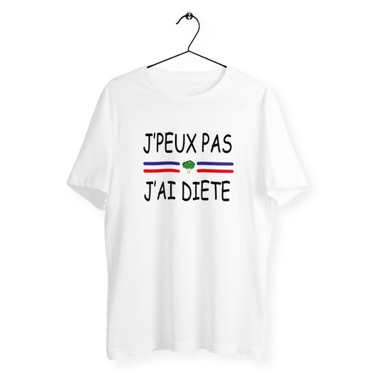 t-shirt homme j peux pas j ai diete