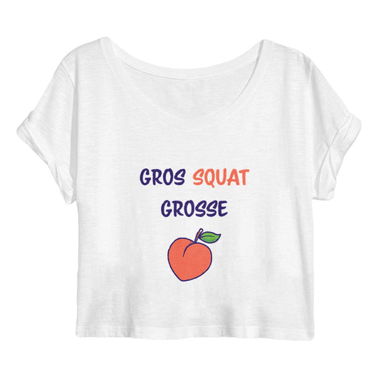 Crop top gros squat