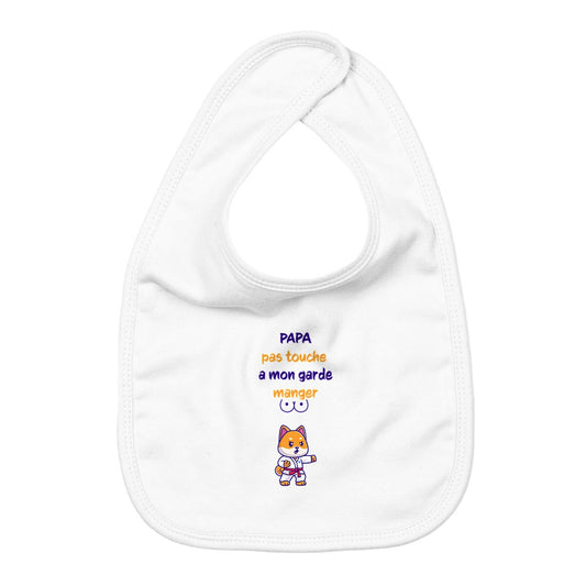 Bavoir pas touche à mon garde manger