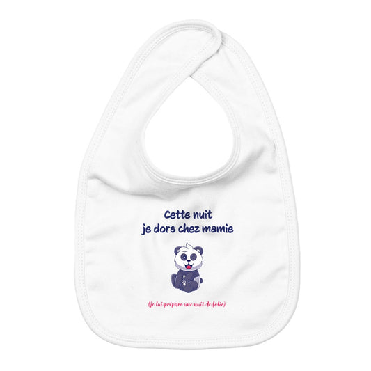 Bavoir dors chez mamie