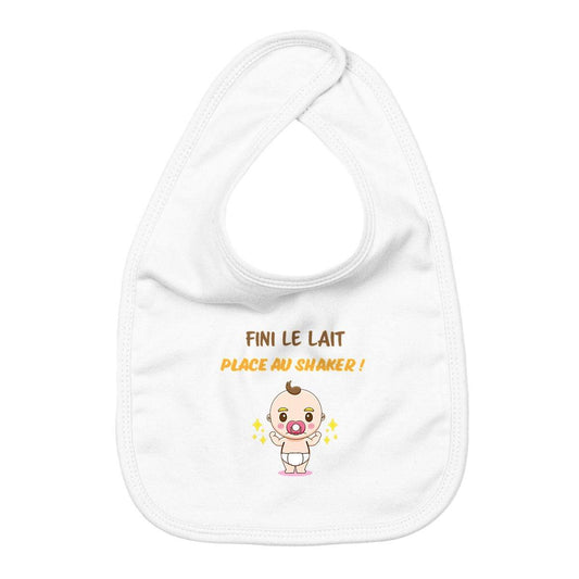 bavoir fini le lait place au shaker