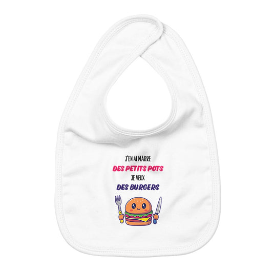 Bavoir marre des petits pots