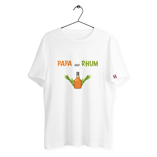 T-shirt homme papa au rhum France édition