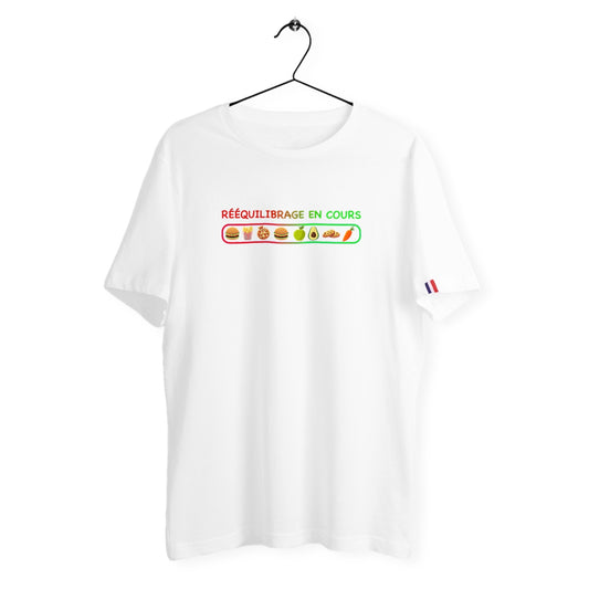 T-shirt homme rééquilibrage en cours France édition