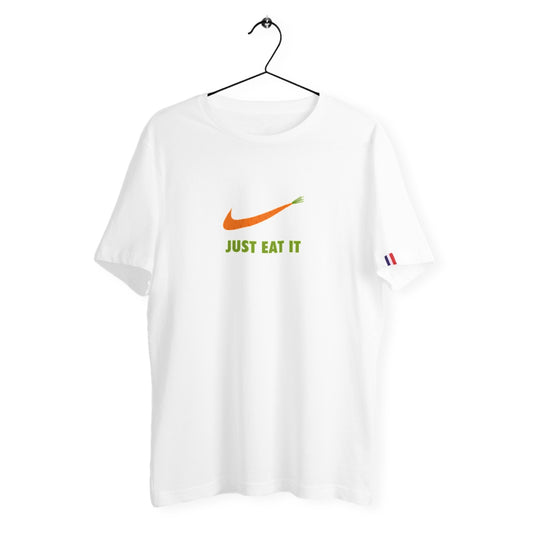T-shirt homme just eat it vert France édition