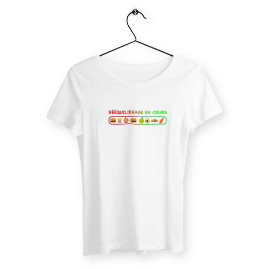 T-shirt femme rééquilibrage en cours