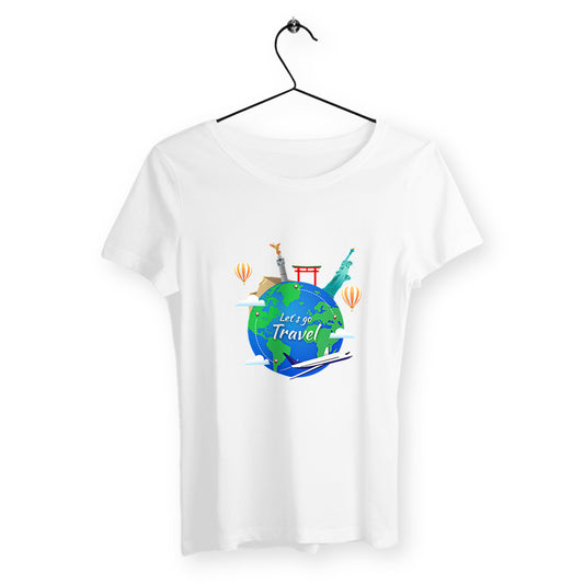 T-shirt femme let's go travel