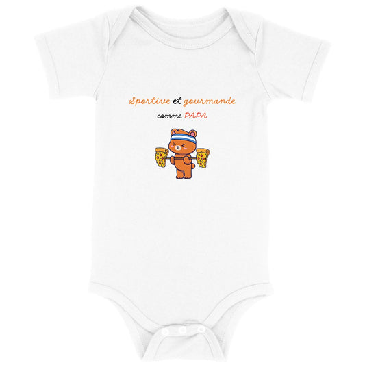 Body sportive et gourmande comme papa
