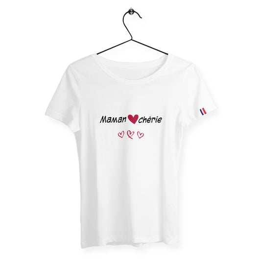 T-shirt femme maman chérie France édition