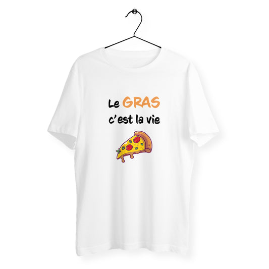 T-shirt homme le gras c'est la vie