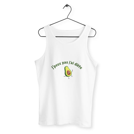 Débardeur homme j peux pas j ai diète