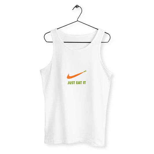 Débardeur homme just eat it vert