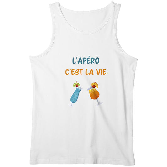 Débardeur homme l'apéro c'est la vie