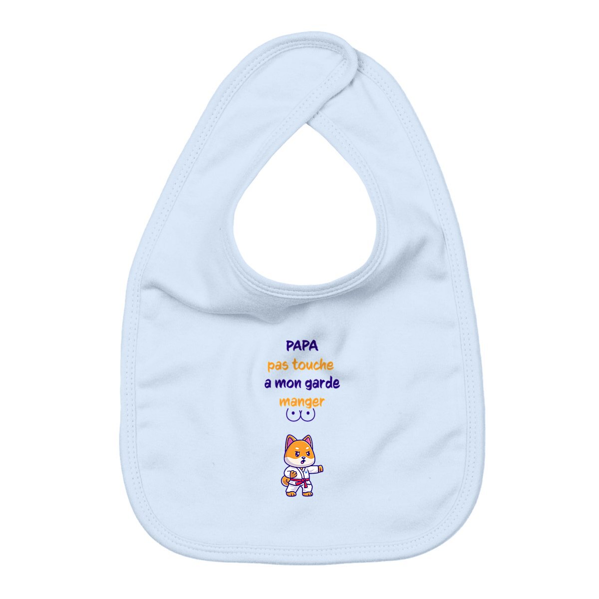 Bavoir pas touche à mon garde manger