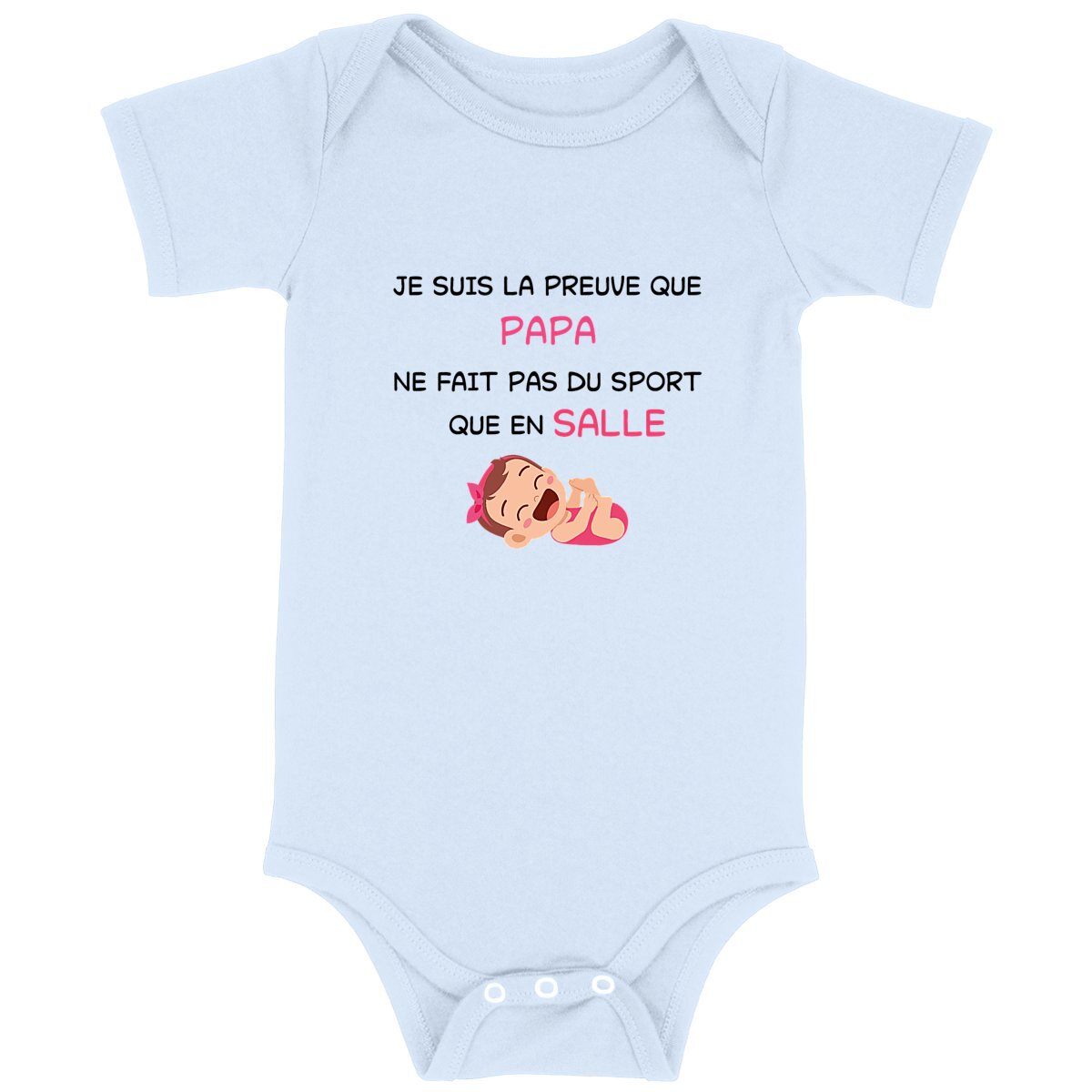 Body papa sportif fille