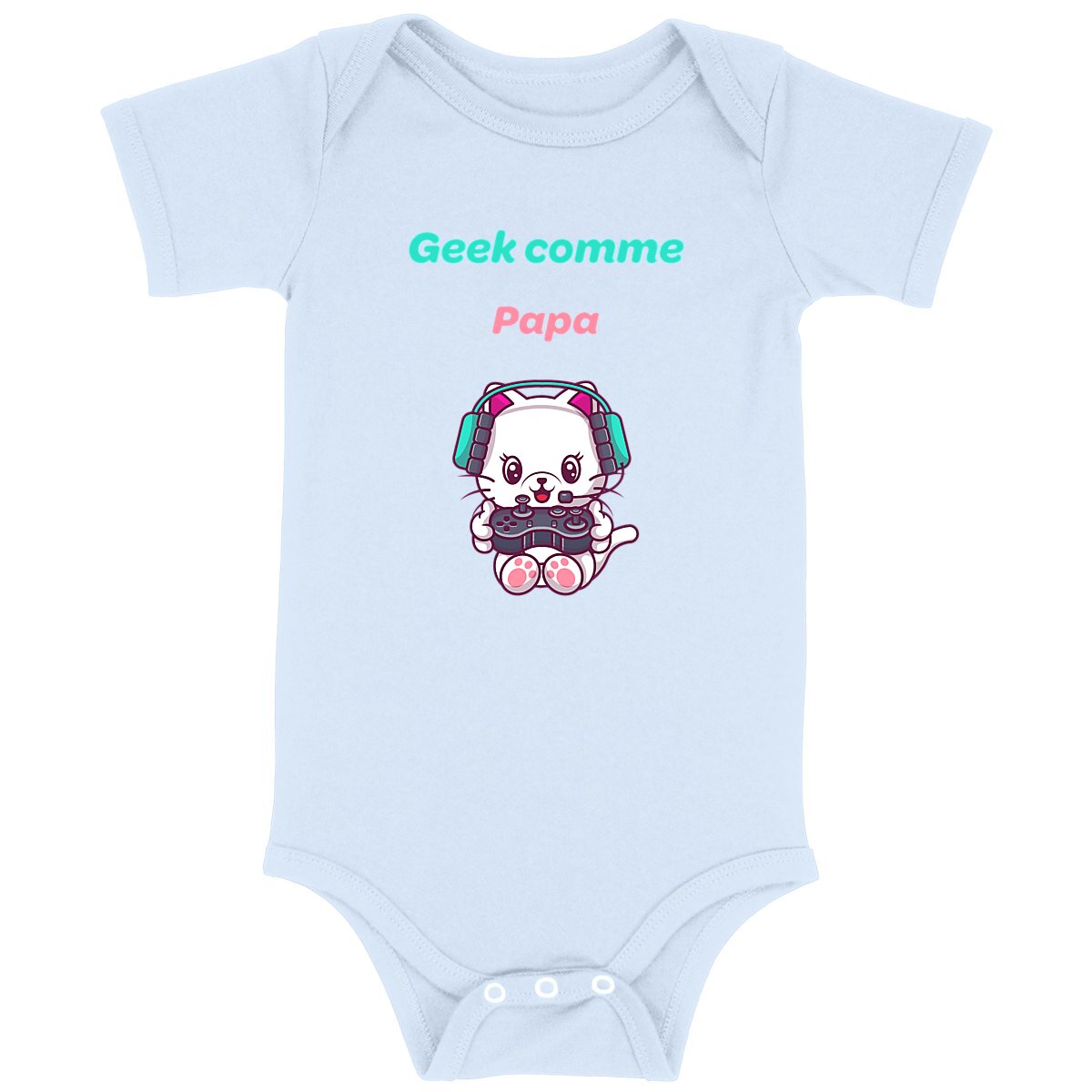 Body geek comme papa chat