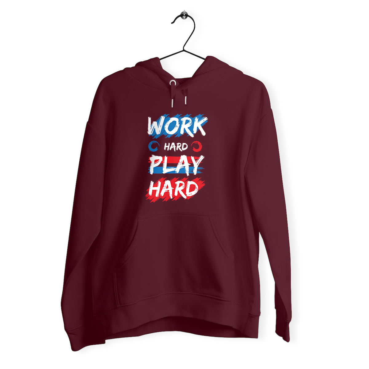 Sweat unisexe luxe work hard play hard