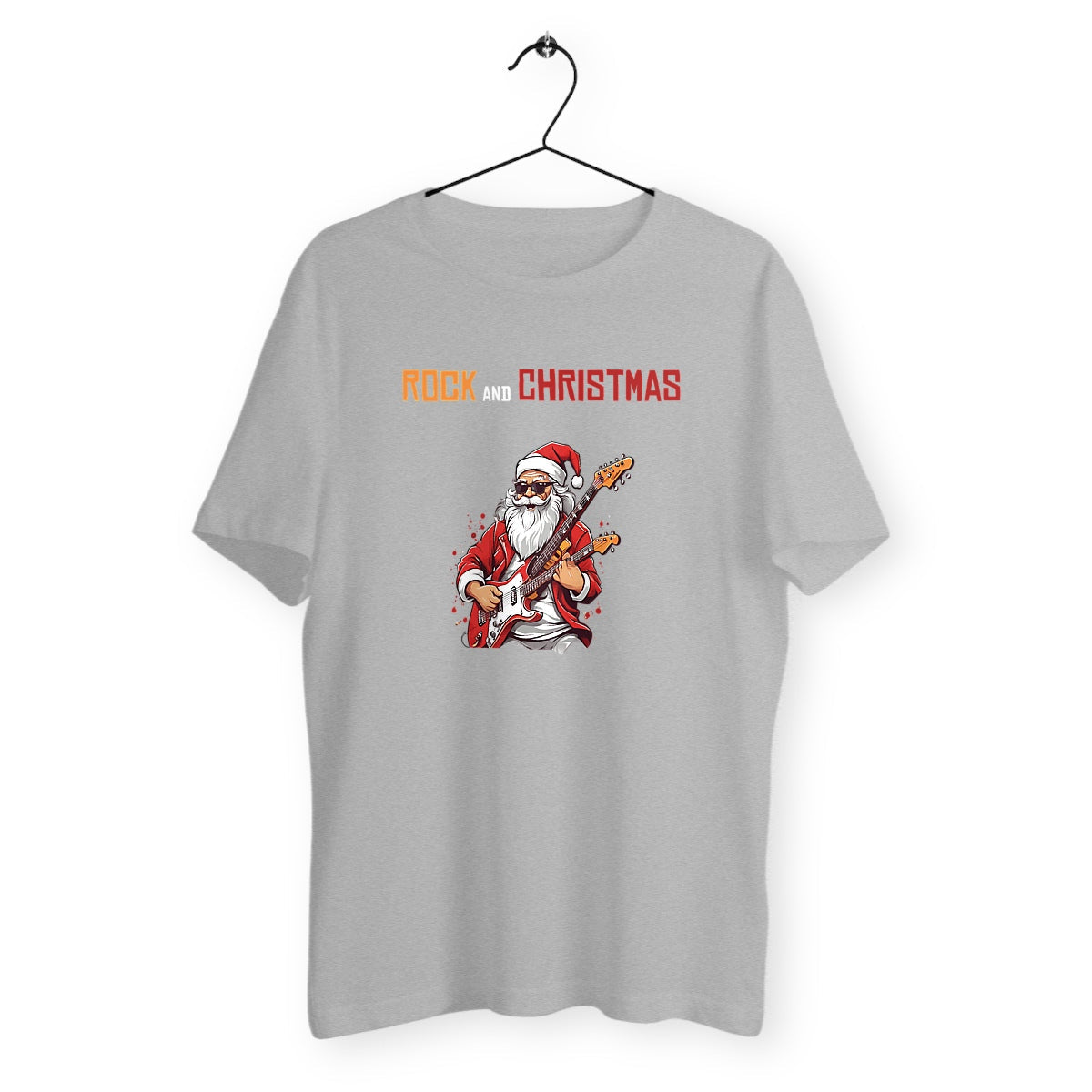 t-shirt homme rock and christmas