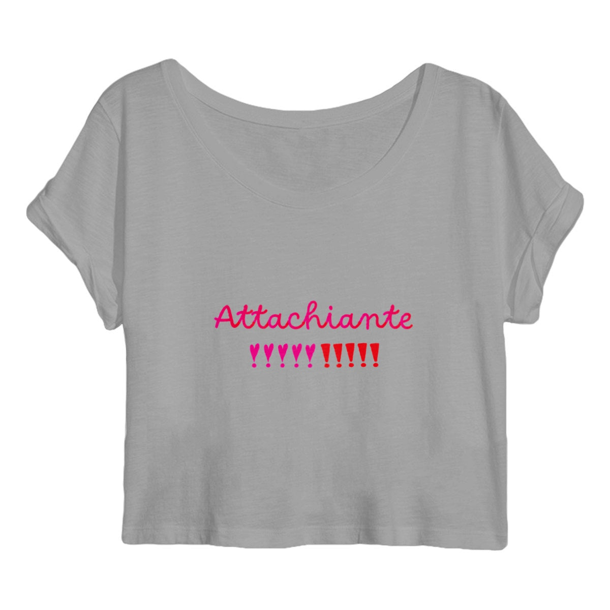 Crop top attachiante