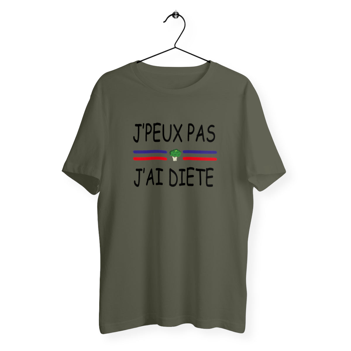 t-shirt homme j peux pas j ai diete