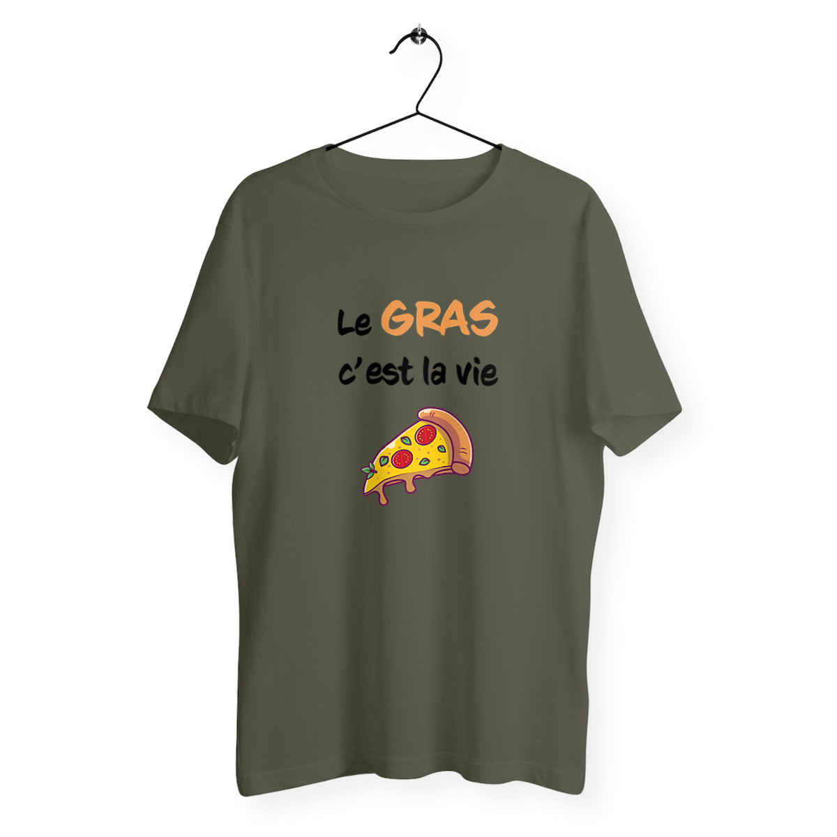 T-shirt homme le gras c'est la vie