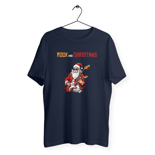 t-shirt homme rock and christmas