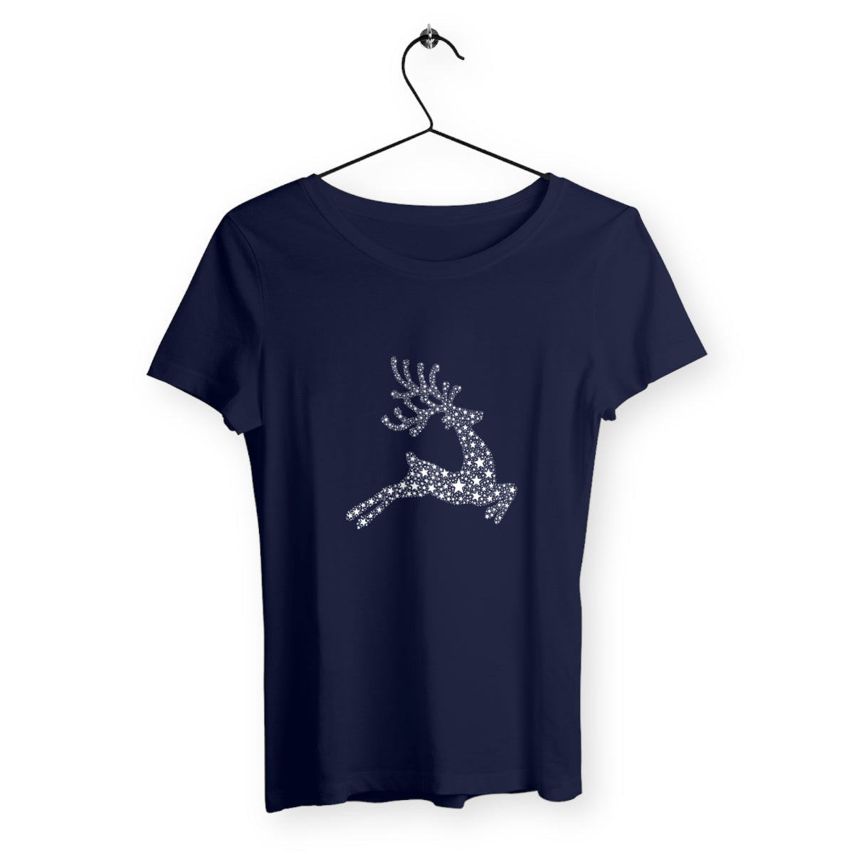 T-shirt femme renne étoilé