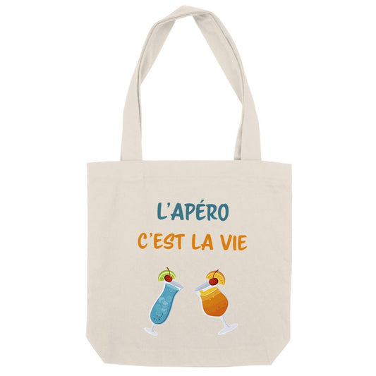 Sac coton l'apéro c'est la vie