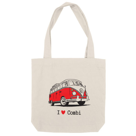Sac coton I love combi