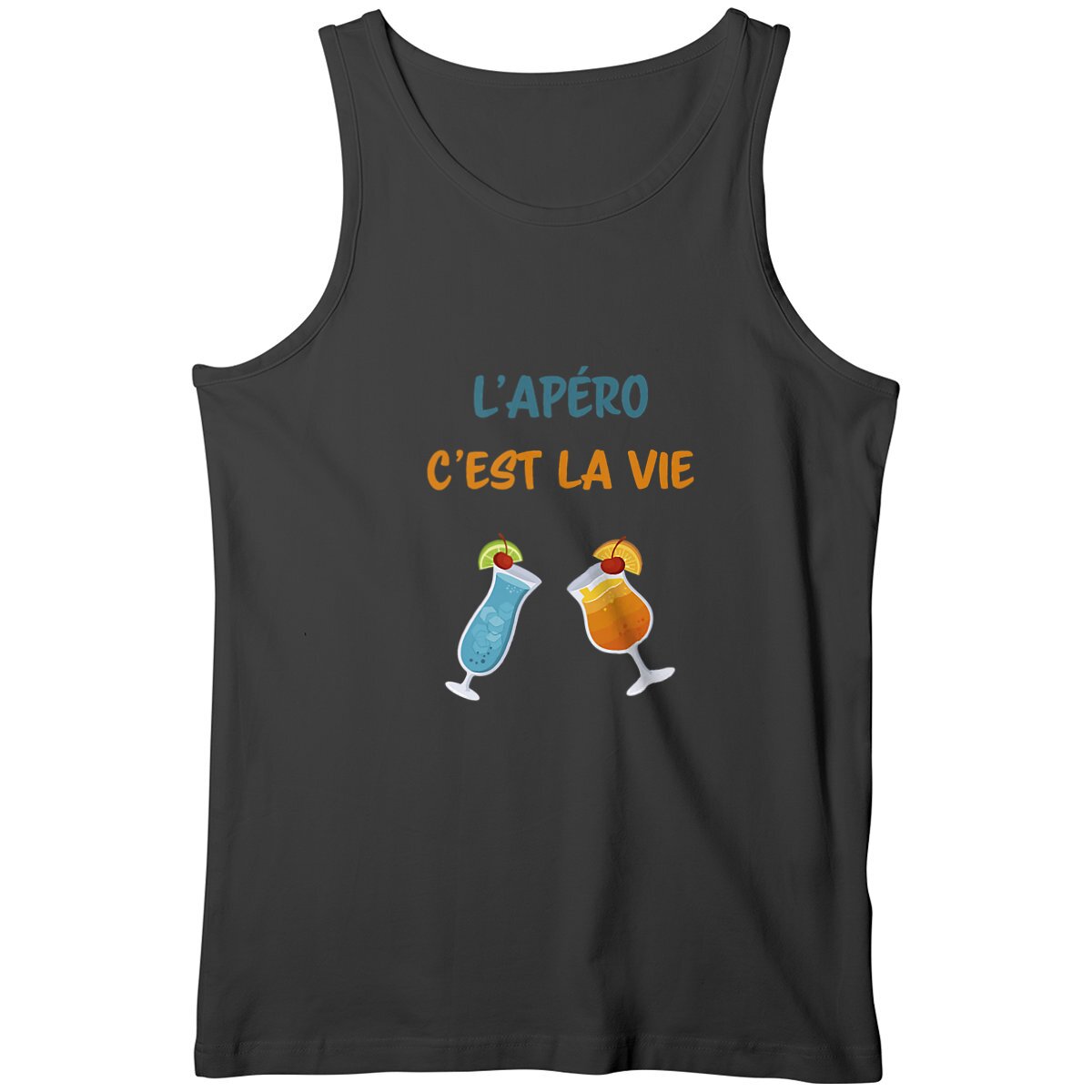 Débardeur homme l'apéro c'est la vie