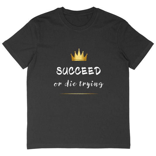 T-shirt homme oversize succeed or die trying