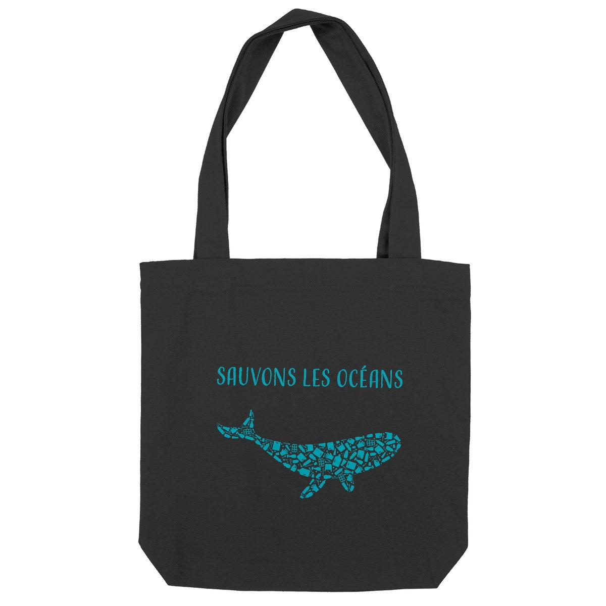 Sac coton sauvons les océans baleine