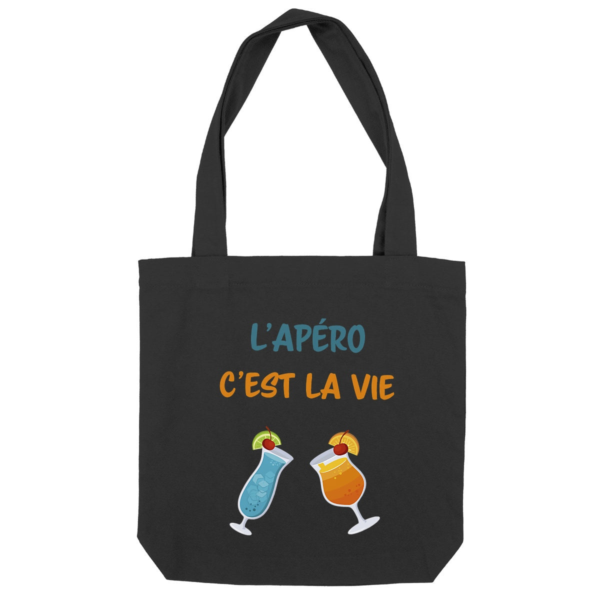 Sac coton l'apéro c'est la vie